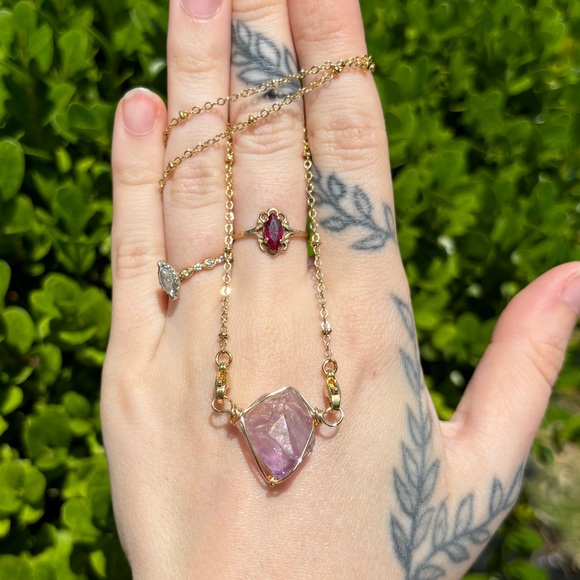 Amethyst interchangeable necklace - Picture 1 of 3